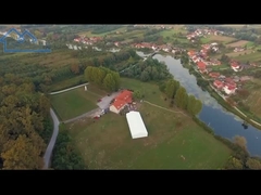 چادر مهمانی بزرگ با قاب آلومینیومی A Shape برای مراسم ضیافت در فضای باز با دیوارهای جانبی