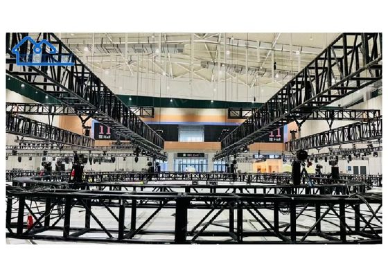 خرید 2m بخش بولت اتصال آلومینیوم صحنه Truss 6061-T6 آلومینیوم مربع شکل برای صحنه های کنسرت تولید آنلاین