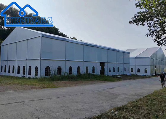 خرید 5x8m PVC ضد آب سقف کار سنگین چادر کار سنگین آلومینیوم شفاف اسپان برای رویدادهای تجاری تولید آنلاین