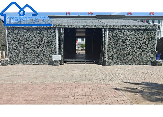 خرید 15x15m کار سنگین چادر Marquee تقویت شده آلیاژ بار برف 850g / m2 پارچه سنگین برای استفاده صنعتی تولید آنلاین