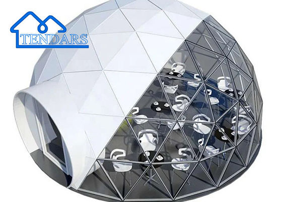 خرید هتل گلامپینگ ضد آتش چادر گنبد ژئودزيك برای کمپینگ هاوس online manufacture