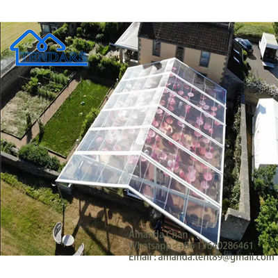 خرید پارچه PVC شفاف آلومینیوم چادر مارکیو برای عروسی، مهمانی، رویداد، سالن مراسم و غیره online manufacture