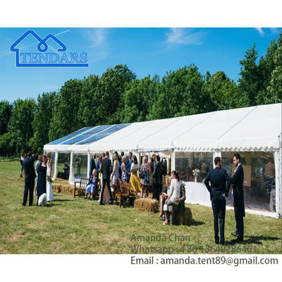 خرید سفارشی15x30m White Outdoor Party خیمه های بزرگ عروسی خیمه های بزرگ عروسی برای 200 300 500 800 افراد online manufacture