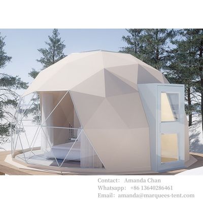 خرید چادر گنبدی Glamping محافظ با مقاومت در برابر دمای بالا، چادر هتل Glamping تولید آنلاین
