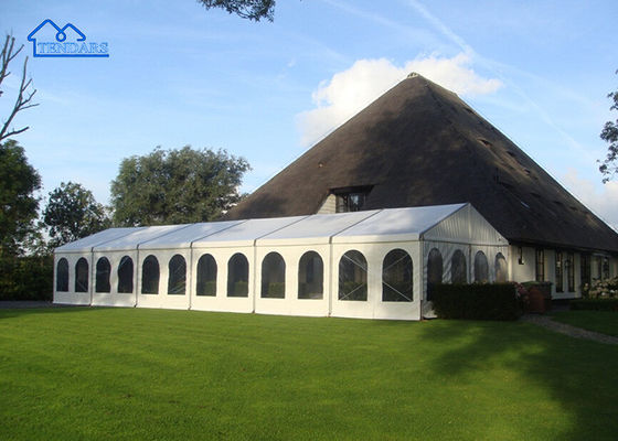 5x8m ضد آب PVC پوشه مهمانی خیمه خیمه آلومینیوم آلیو فریم شفاف طراحی اسپان برای رویدادهای فارغ التحصیلی