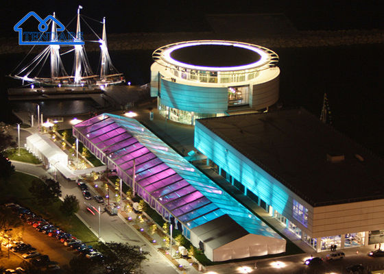 چادر خیمه شب بازی پی وی سی پی وی سی با اندازه سفارشی سفارشی با اندازه سفارشی UV برای مهمانی عروسی، رویداد جشنواره و غیره