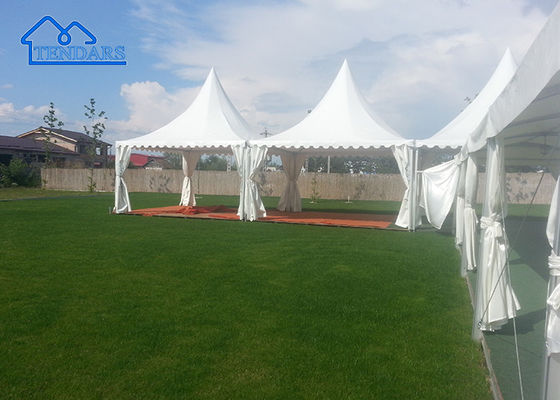 تخصیص شده سفید PVC ضد آب جشن عروسی آلومینیوم چادر پگودا چادر پگودا برای فروش