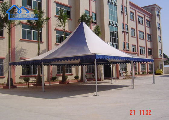 پارچه PVC بالا سفارشی آلومینیوم آلیاژ در فضای باز فریم سایه جشن عروسی نمایشگاه تجاری رویداد چادر پادگان
