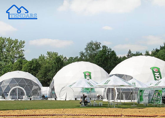 محیط زیست زمستانی خیمه گنبد تجاری در فضای باز ضد آب با پوشش PVC