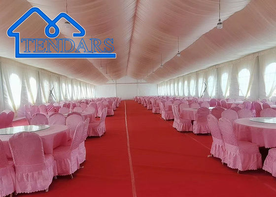 یک شکل آلومینیوم دائمی تیپی مارکیز برای خارج از منزل جشن عروسی رویداد عروسی قاب بوم
