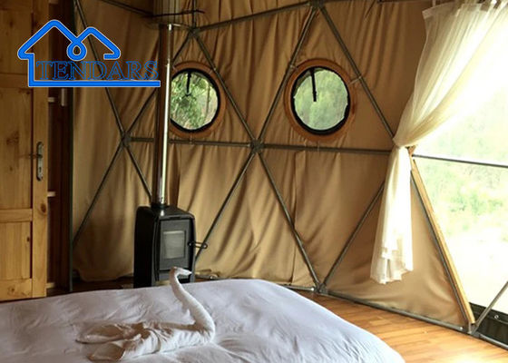 قیمت خوب Pop Up Dome Glamping چادر هتل کمپینگ چادر تخت خواب چادر تاشو یا خارج از زمین چادر کمپینگ