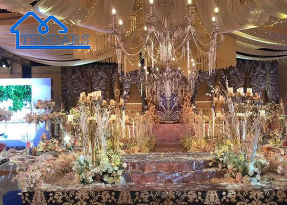 چادرهای خیمه شب بازی برای مهمانی تعطیلات سقف دولایه آلومینیومی فشرده سازه سایبان تمام جانبی