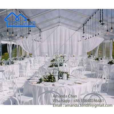 چادرهای خیمه شب بازی چمن کاری سنگین چارچوب گالوانیزه PVC پارچه لنگر سایبان پناهگاه