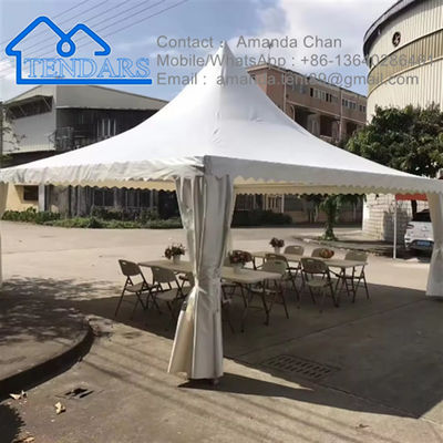 سایبان آلومینیومی روکش PVC در فضای باز نمایشگاه چادرهای پاگودا جشن عروسی، نمایشگاه تجاری و غیره چادر خیمه شب بازی رویداد