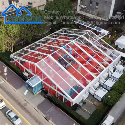 ارزان فشن شفاف PVC حرفه ای بزرگ آلومینیوم خیمه درب بیرون برای فروش برای مهمانی