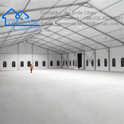 خیمه سنگین در فضای باز اندازه سفارشی آلومینیوم ضد آب PVC Canopy Marquee برای ذخیره سازی