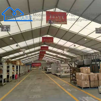 کیفیت بالا قیمت کارخانه قاب آلومینیوم بزرگ سفید PVC چادر ذخیره سازی صنعتی