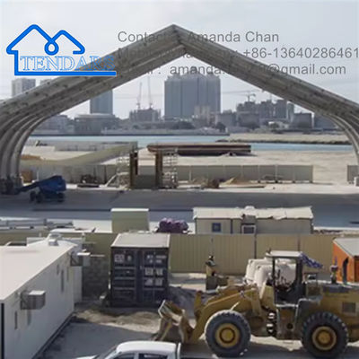 خیمه بیرونی بزرگ آلومینیوم آلیاژ سفارشی ذخیره سازی موقت خیمه مارکیو