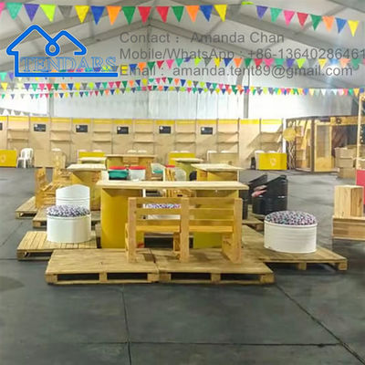 کار سنگین سفارشی بزرگ آلومینیوم آلیاژ PVC انبار خیمه های انبار صنعتی