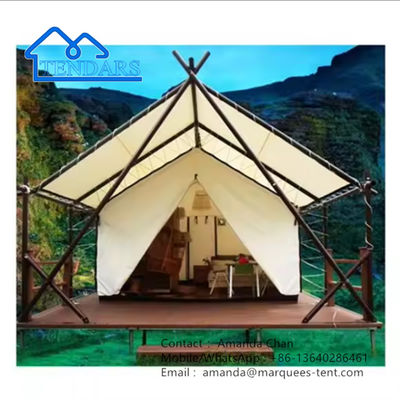 کارخانه لوکس سفارشی طراحی جدید چادر سفاری ضد آب Resort چادر پارچه