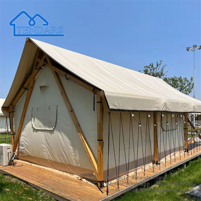 بیرون پروژه بزرگ چادر هتل ضد آب Glamping لوکس چادر سفاری لودج