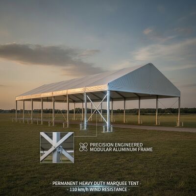 30x40m شفاف PVC سقف سری M شفاف اسپان مارکیو جشن چادر شفاف سقف مارکیو بازار کریسمس