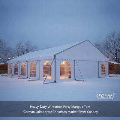 چادر مهمانی های زمستان سخت TUV گواهینامه DIN 4102 B1 آلمان Oktoberfest بازار کریسمس رویداد Canopy